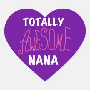 Sticker Cœur T-shirts et cadeaux Nana Pink totalement géniaux