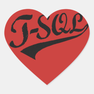 STICKER CŒUR T-SQL