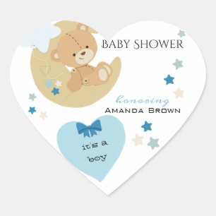 Sticker Cœur Teddy Bear Love Baby Shoy 