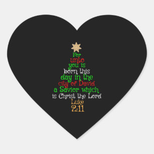 Sticker Cœur Tee-shirts de Christian-Christmas