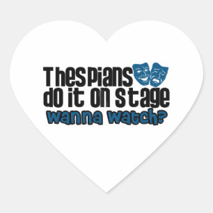 Sticker Cœur Thespians Do It
