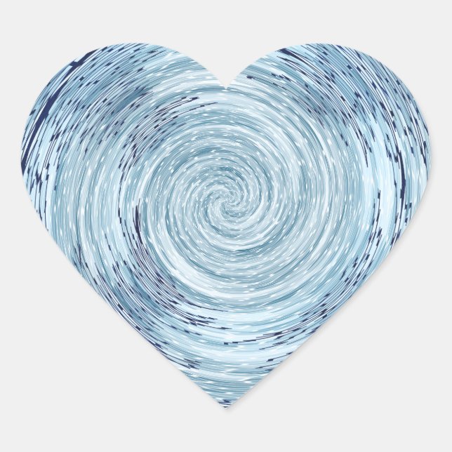 Sticker Cœur Tordu et crié (Devant)