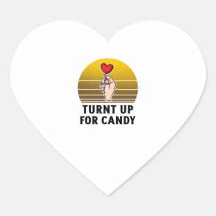 Sticker Cœur Tourne pour bonbon coeur doux