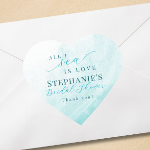 Sticker Cœur Tout ce que je vois est Amour Océan Ténèbres Fête 