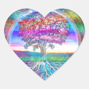 Sticker Cœur Tree of Life