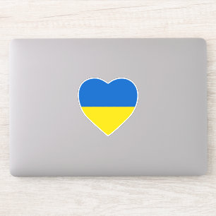Sticker Coeur Ukraine
