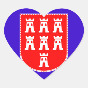 Sticker Cœur Un cœur pour la Saxe