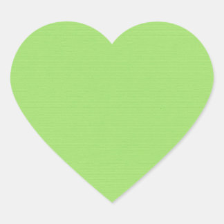 Sticker Cœur Vert uni