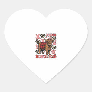 Sticker Cœur Vêtement vintage de la Saint-Valentin XOXO jolie v
