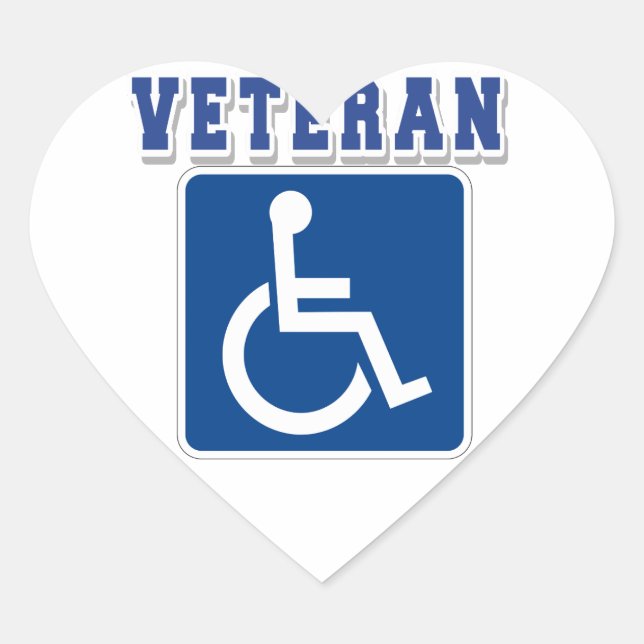 Sticker Cœur Vétérinaire handicapé handicapé (Devant)