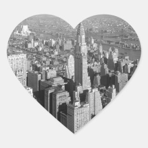 Sticker Cœur Vintage New York