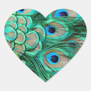Sticker Cœur vintage romantique turquoise turquoise mariage pao