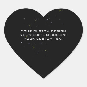 Sticker Cœur Votre conception personnalisée -