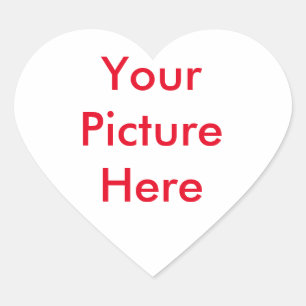 Sticker Cœur Votre image personnalisée