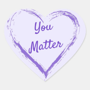 Sticker Cœur Vous Comptez