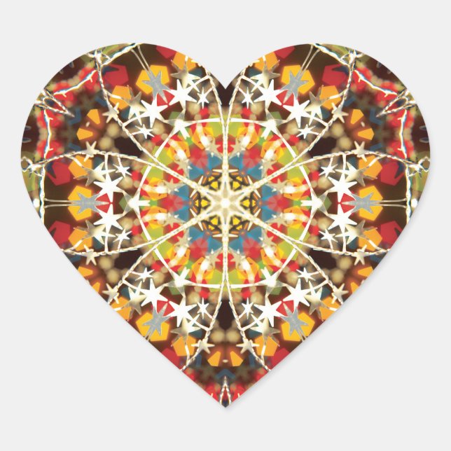 Sticker Cœur Xmax Mandala (Devant)