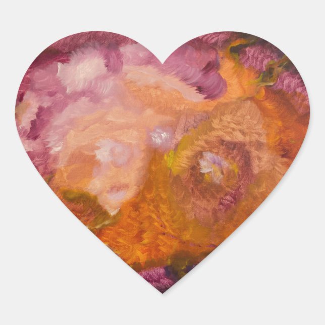 Sticker Cœur Yin Yang (Devant)