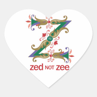 Sticker Cœur Z - Non zee
