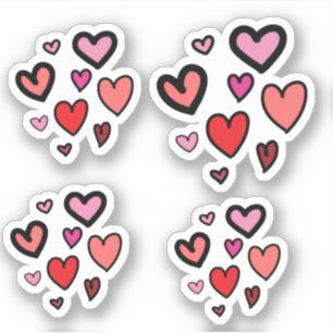 Sticker Coeurs