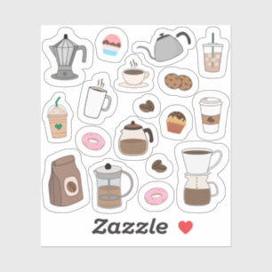 Sticker Coffee Break Café House mignonne Bullet Journal