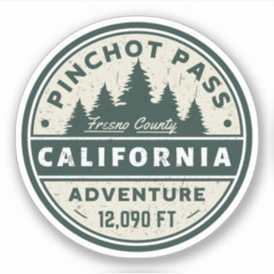 Sticker Col de Pinchot col de montagne Sierra Nevada