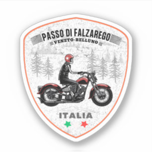 Sticker Col du Falzarego-étape de montagne italienne