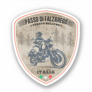 Sticker   Col du Falzarego-étape de voyage dans les montag