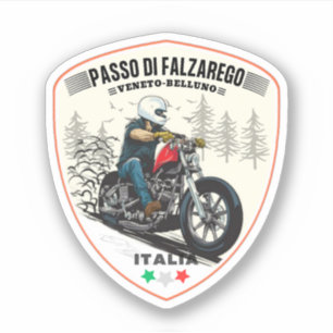Sticker   Col du Falzarego-étape de voyage dans les montag