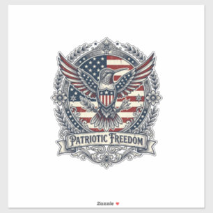 Sticker Colibri Patriotique