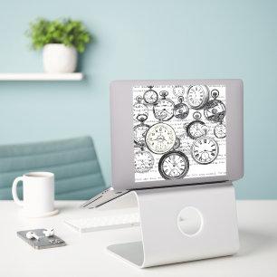 Sticker Collage Montre de Goût Victorien Alice au Pays des