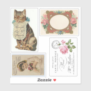 Sticker COLLECTE vintage D'ÉPHÉMÈRE