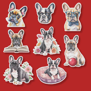 Sticker Collection Adorable Bouledogue Français 