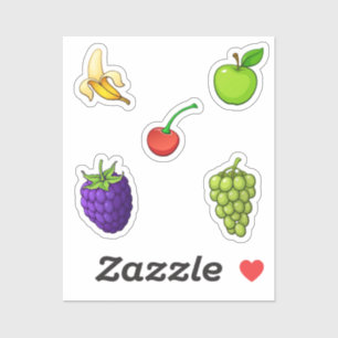 Sticker Collection de fruits