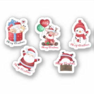 Sticker Collection de Noël mignon