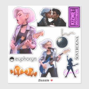 Sticker Collection Kizmet : MV Kiss-cut officiel