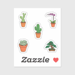 Sticker Collection plante