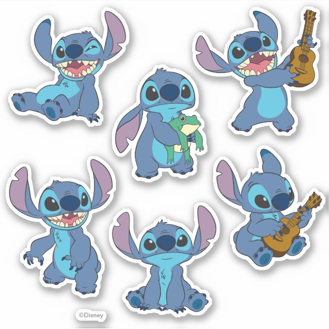 Sticker Collection Pose Chill Stitch (Devant)