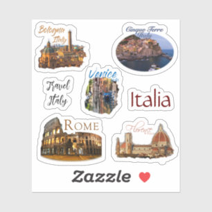 Sticker Collection Travel Italie