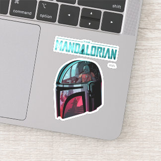 Sticker Collections de réflexions de casque mandalorien