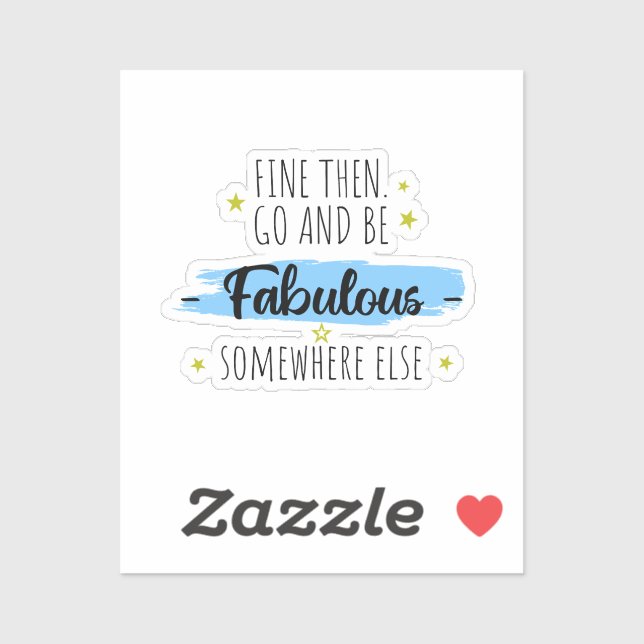 Sticker Collègue Leaving, Go Away Farewell Cadeau (Feuille)