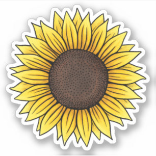 Sticker Collier de tournesol