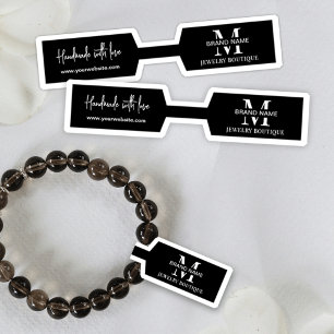 Sticker Collier minimaliste Joyau Foldover Barbell Étiquet