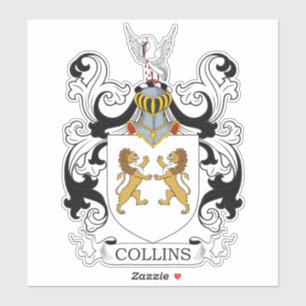 Sticker Collins Family Crest