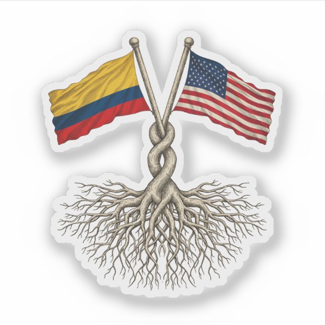 Sticker Colombian - American (Devant)