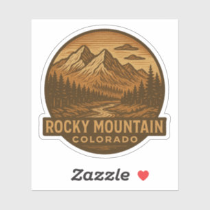 Sticker Colorado du Parc national des Rocheuses