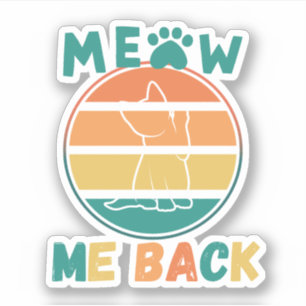 Sticker Coloré Me Revenez