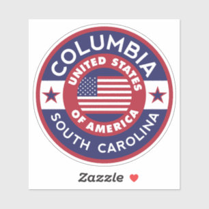 Sticker COLUMBIE, Caroline du Sud