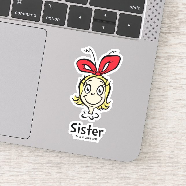 Sticker Comment Grinch Stol Christmas | Grinch Sister (Détail)