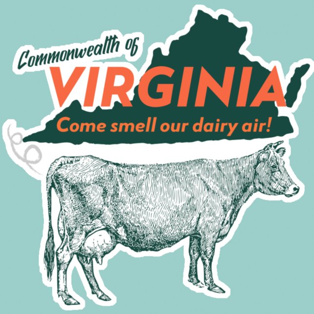 Sticker Commonwealth De Virginie Venez Sentir Notre Air La (Créateur téléchargé)