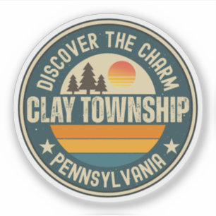 Sticker Communauté de Clay, Pennsylvanie